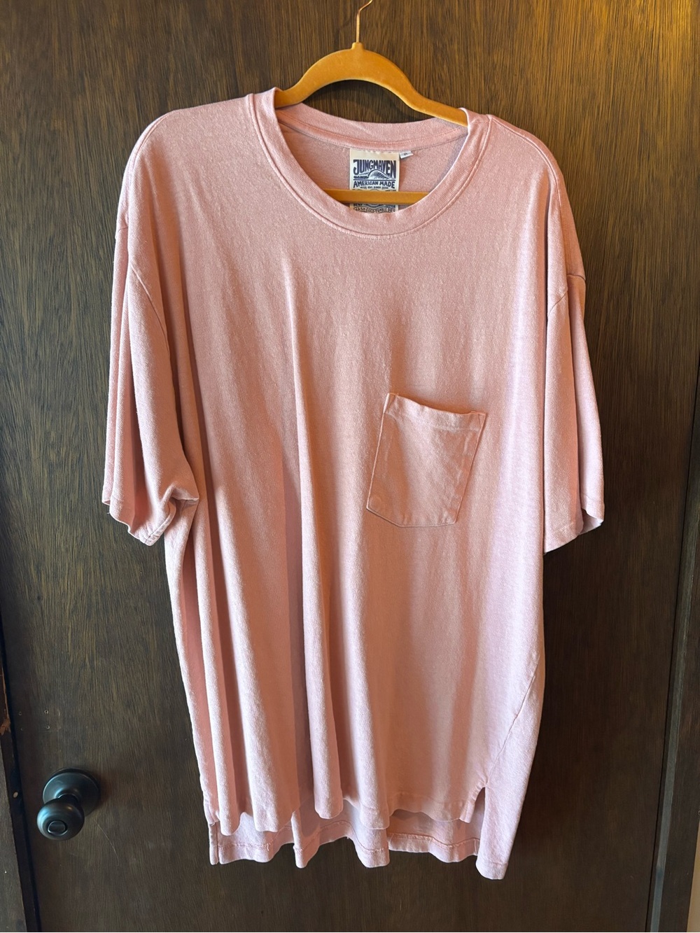 Jungmaven Unisex Bigtee—Size 2—Pink